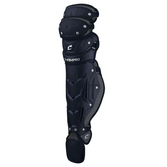 Picture of Optimus Pro Leg Guards Triple Knee Adult 16 1/2" Shin Length NAVY
