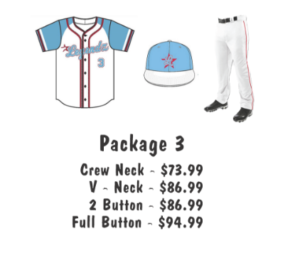 Picture of Baseball Uniform Package 3